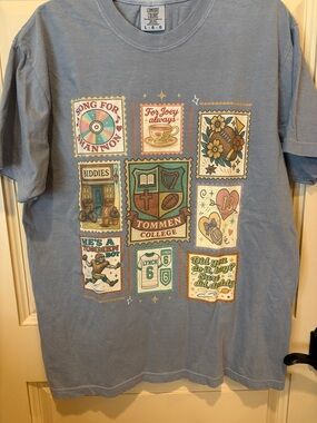 Boys of Tommen Book Series grayish blue Graphic tee